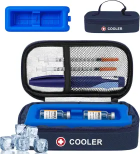 Icimbi 711181761023 Insulin Vial Cooler Travel Case Tsa Approved Medicine For Diabetic