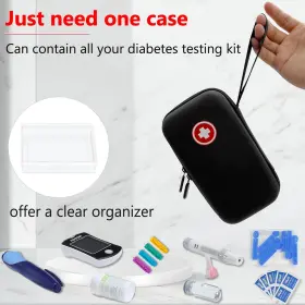 Icimbi 711271221994 Diabetic Supplies Travel Case Carrying Organizer For Diabetes Testing K #2