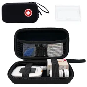 Icimbi 711271221994 Diabetic Supplies Travel Case Carrying Organizer For Diabetes Testing K