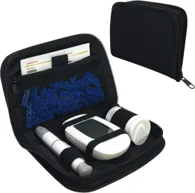 B005 Icimbi Diabetes Supply Case Diabetic Organizer Carrying Kit Portable Te