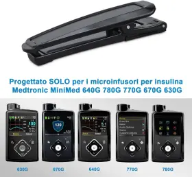 Iguerburn 313051114122 Insulin Pump Clip For Medtronic Minimed 670g 770g 780g #2