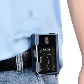 Iguerburn 752574825052 360 Rotating Case For Tandem Tslim X2 Insulin Pump Holder Blue