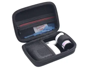 Indomit 743557280715 Hard Protective Travel Case 5.51 X 3.54 1.97 Inches Black