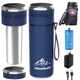 Insucooler 788952200999 Insulin Cooler Travel Case Tsa Approved 48h Cooling For 37 Pens