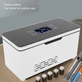 Jiawunzhycgw94s Jiawu Insulin Cooler Case Portable Refrigerator Usb Rechargeable Mini Med #2