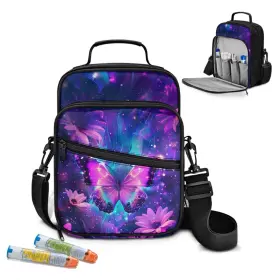 Jrysaedy Edy-ysfj2202bzt78 Diabetes Supplies Bag Fanstasy Butterfly One Size Fantasy