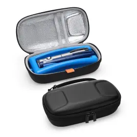 S-040201 Kakuka Insulin Cooler Hard Travel Case With Ice Brick Portable Diabetic Medici