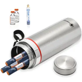 Kaxilu 741421529489 Fukumi 48h Insulin Pens Cooler Travel Case Tsa Approved Biogel Ice Packs Port