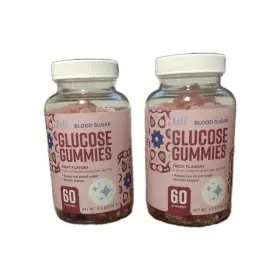 Kelz 850070139991 2 Blood Sugar Glucose Gummies 60 Count Fruit Flavors Raises Low