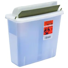 85121 Kendall Sharps Container 5 Quart Clear - Model