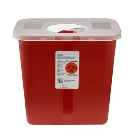 8970 Kendall/covidien Multi-purpose Sharps Containers 2 Gallon 10 Inch H X 7.25 Pack Of 1 Red