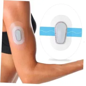 Kuruyo 762983405752 60pcs G6 Over Patches Waterproof Clear Cgm Tape Adhesive 60 Pack For