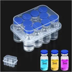 10k1 Lengke Lk 3ml 01 Leng Ke 10-slot Peptide Case For Fridge Vial Storage 1pcs