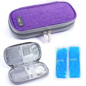 Lengke Mpn Itc Case Y6 Pp 01 Insulin Cooler Travel Portable Medical Bag For Diabetes - Insul Inch