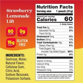 Level Life 850039503191 Strawberry Lemonade Lift And Orange Vanilla Dream Glucose - 8 Pack Fsa/hsa El #3