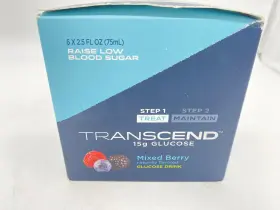 Life Nutrition Llc 860007674358 Transcend 15g Glucose - Mixed Berry 6ct. 2.5 Fl. Oz. Each Bb 02/16/2025 #3