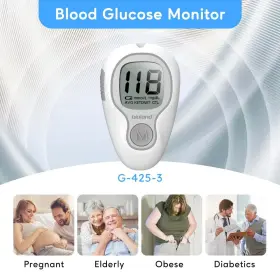 G-425-3 Linksun Blood Glucose Monitor Kit 100 Test Strips Lancets 1 #2