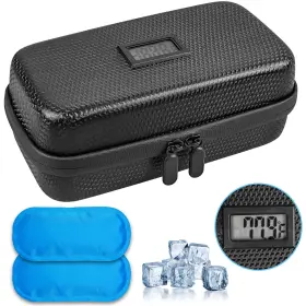 Litoaph 742404459052 24h Portable Insulin Cooler Travel Case With Temperature Display Tsa Approve