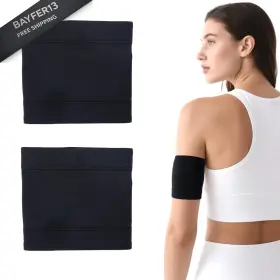 2510qtl0012y01m02sldus-fba Ljhysd Diabetic Sensor Armband Diabetes Cover Arm Band For M Black 2 Piece