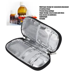 Luqeeg5vqz6ax4w88620-13 Luqeeg Insulin Pen Carrying Case Cooler Travel Multilayer Portable Di #3