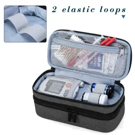 0822834 Luxja 2 Layers Insulin Case With An Ice Pack - Holds 6 Vials 10ml Or Insu #2