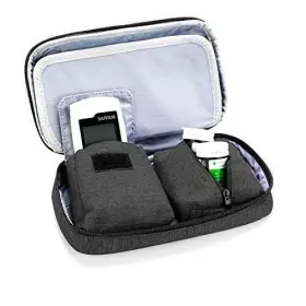 Luxja 720355377755 Diabetic Supplies Travel Case Storage Bag For Glucose Meter And Other Diabet #3