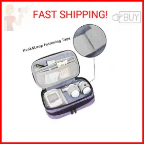 Calx02802 Luxja Insulin Travel Case Double Layer Bag For Pens Glucose Me #2