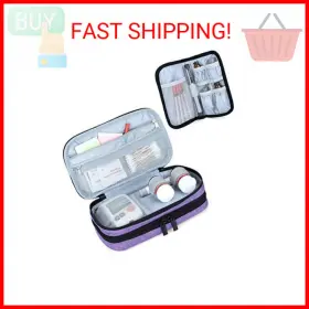 Calx02802 Luxja Insulin Travel Case Double Layer Bag For Pens Glucose Me