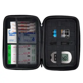 Lvits 339036634356 Eva Hard Sell Protective Bag Travel Organizer Case For Diabetic Supplies Test