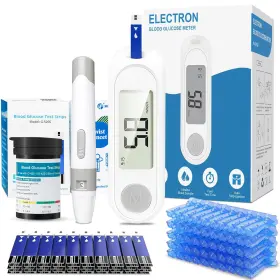 Lvonge 730789304135 Blood Glucose Monitor Kit High Accuracy Sugar Test With 50