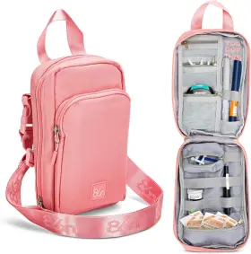 Lwc Trading Ptd Ltd 705353890895 Diabetes Bag For Supplies/insulin Cooler Travel Case. New - Insulated Front Pock