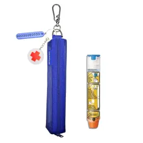 Csljmy20240627-1 Magneech 1 Pack Mini Blue Mesh Epi Pens Carrying Case Epipen Carrier - Convenient Trav