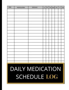 B0ckpcv6lq Majosta Daily Medication Schedule Log Book - 120 Pages To Track And Manage Med Intake