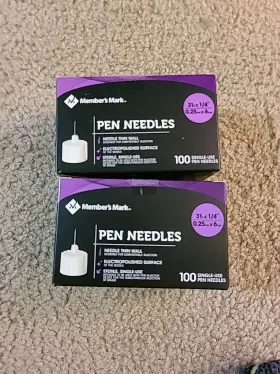 07874225774 Makers Mark 2 Packs Members Pen Needles 200ct 31gx1/4 Inch Ref 8932