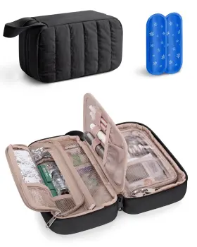 Camd02501 Marscamd Puffy Diabetes Travel Case With 2 Ice Packs Insulin Cooler C