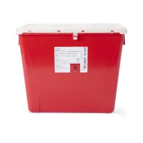 2266 Mckesson 13-1/2 H X 17-3/10 W 13 L Inch 1 Ct White Lid / Red Base