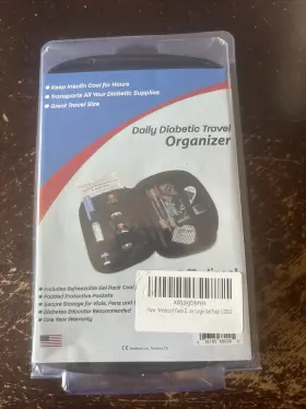 Medicool 036765660005 Diabetic Travel Organizer Brand New Diabetes Management