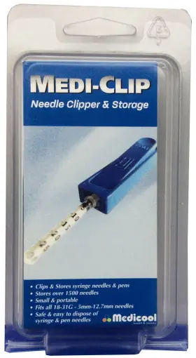 Medicool 036765670004 Medi-clip Syringe Clip And Storage Snip Off Dispose Of Used Need