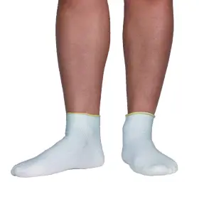 Medicool 6193326850218 Diabetic Smart Knit Mini Crew Sock White 6-pack