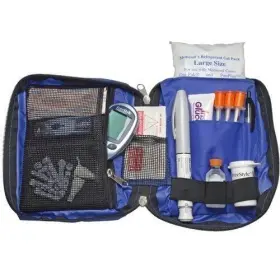 Me0110 Medicool Dia-pak Classic Durable Diabetic Supply Organizer Water-resistant Nylon