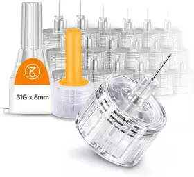 Medivena 313019668674 One-care Pen Tips 31g X 8mm 100 Count Twist-on Design For Standard Devices