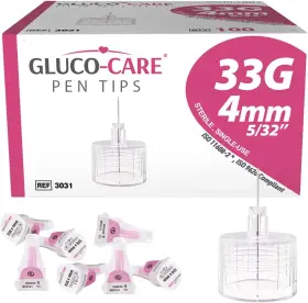 Medivena 445011930992 Pen Tips Ultra-thin 33g X 4mm Universal Fit 100/bx Sterile Comfort Design