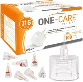 Medivena 445029519592 Pen Tips 31g X 8mm Box Of 100 Universal Fit With Devices Extra-thin Wall