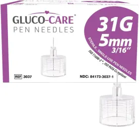 Medivena 726084261211 Pen Tips 31g X 5mm Universal Fit 100/bx Sterile Comfort