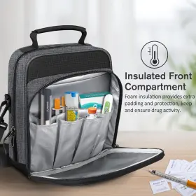 Medmax 680660661362 Insulin Cooler Epipen Carrying Case Insulated Travel Diabetes Supplie #2