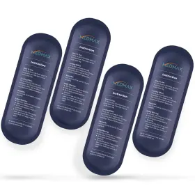 Medmax Thmab23eu Mdmax Ice Packs For Insulin Travel Case Reusable Tsa Approved 4 Pack Blue