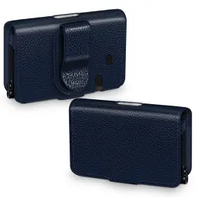 Thmad07-fr Medmax Pu Leather Protective Case For Tandem T Slim X2 / Insulin Pumps Navy