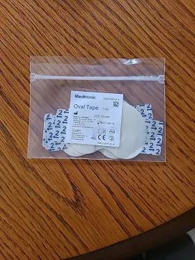 282055 Medtronic Oval Tape 10 In Pack Expires 8-16-27