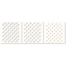 Pst104 Memory Box Poppystamps Stencil Set 6 Inch X6 3/pkg-deco Diamond
