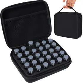 Mkhaslri 785698846450 30 Slots Insulin Travel Case Diabetic Peptide Fridge Carrying Wi